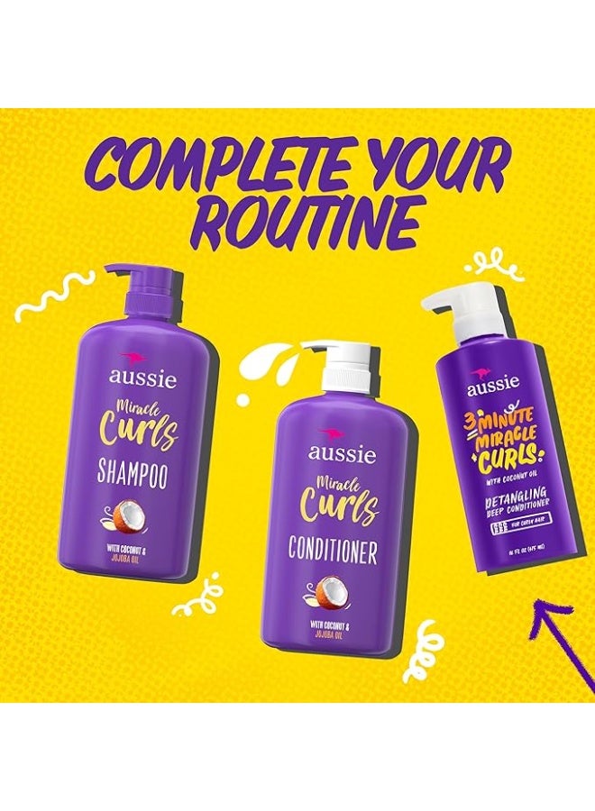 أوسي اوسي‏, 3 Minute Miracle Curls، بلسم الترطيب العميق لفك تشابك الشعر، بجوز الهند، 16 أونصة سائلة (475 مل) - Image 5